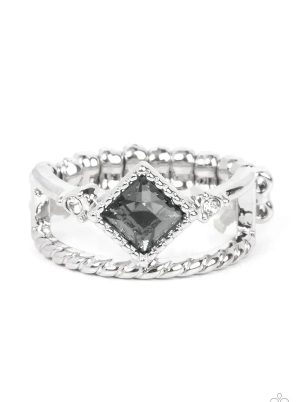 Paparazzi Jewelry Accessories - Angling for Attention - Silver Ring - Vintage